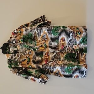 Hawaian shirt with Woodie Station Wagons!